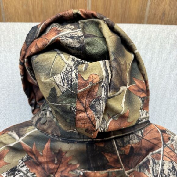 Trail Crest Jacket Men's Medium Camo Hooded Full Zip Hunting Warm - Picture 8 of 10